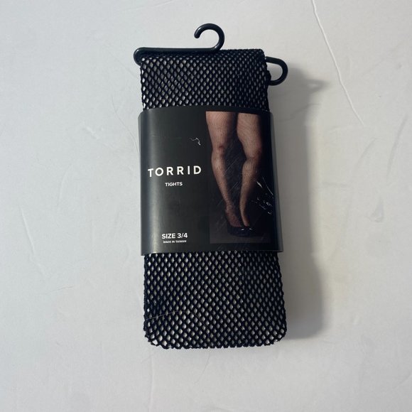 torrid Accessories - TORRID-BLACK FISHNET TIGHTS